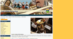 Desktop Screenshot of events-baden-wuerttemberg.com