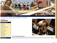 Tablet Screenshot of events-baden-wuerttemberg.com
